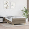 vidaXL - Bedframe - zonder - matras - 80x200 - cm - stof - taupe