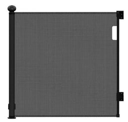 Vulpes Goods® - Oprolbaar Traphekje® - Push-En-Lock Kinderslot - 145 x 84 cm - Zwart