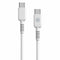 Muvit MCUSC0008 - USB-C naar USB-C kabel - 3A snellaadfunctie - Wit
