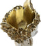 Decoratieve figuren Home ESPRIT Wit Gouden 18 x 14 x 25 cm