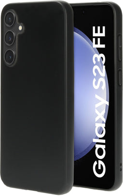 Mobiparts Classic TPU Case - Samsung Galaxy S23 FE - Minimalistisch ontwerp met grip coating - Zwart