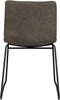 PoleWolf - Ripple stoel - Chenille - Taupe - Set van 4