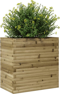 vidaXL - Plantenbak - 70x40x68,5 - cm - geïmpregneerd - grenenhout