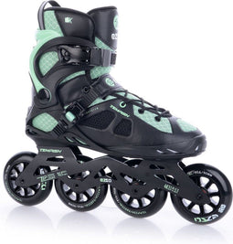 Tempish Ezza 90 - Dames Skeelers - Anatomische pasvorm - Zwart Groen - 40
