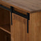 vidaXL - Dressoir - HALDEN - met - schuifdeur - 80x40x80 - cm - massief - hout