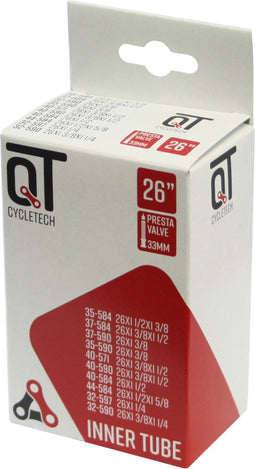 Cycle Tech Binnenband 26 Inch (35/44-584/590) Fv 33 Mm Zwart