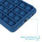 iMoshion Hoesje Geschikt voor Samsung Galaxy A72 Hoesje Siliconen - iMoshion Pop It Fidget Toy - Pop It hoesje - Donkerblauw