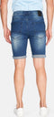Mario Russo Denim Short Dark Used - Korte Spijkerbroek - Comfortabele Zomerbroek - Maat XL