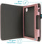 Hoesje geschikt voor Kobo Libra 2 E-reader - iMoshion Vegan Leather Bookcase - Ook geschikt voor Tolino Vision 6 - Rosé Goud