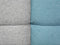 INGARO - Slaapbank 3-zits - Blauw/Grijs - Polyester