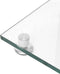 vidaXL - Luidsprekerstandaards - 2 - st - 1 - pijler - gehard - glas - zwart - en - zilver