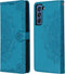 iMoshion Hoesje Geschikt voor Samsung Galaxy S21 FE Hoesje Met Pasjeshouder - iMoshion Mandala Bookcase - Turquoise