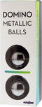 Seven Creations Vaginale balletjes DOMINO METALLIC BALLS -CHROME Zwart