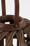 Mica Decorations Helios Windlicht - H49 x Ø31 cm - Gerecycled Polyester - Donkerbruin