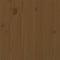 vidaXL - Bedframe - massief - hout - honingbruin - 200x200 - cm