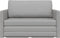 vidaXL - Vloersofa - Bed - 2-in-1 - Cloud - Grijs - 124x71x78 - cm - Stof