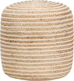 vidaXL - Poef - handgemaakt - 40x45 - cm - jute