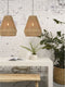 GOOD&MOJO Hanglamp Iguazu - Jute - Ø40cm - Scandinavisch,Bohemian - Hanglampen Eetkamer, Slaapkamer, Woonkamer