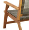 vidaXL - Ligbedden - 2 - stuks - Grijs - 76x67x73,5 - cm - Massief - Acaciahout