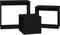 vidaXL - Nesting - Tafels - 3 - stuks - Zwart - Eiken - Hout