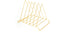 Brieven organizer-metaal goud-Housevitamin