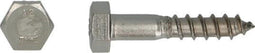 pgb-Europe PGB-FASTENERS | Houtdraadbout DIN 571 Ø 8,00x40 A2 | 100 st - 000571A00008000403