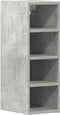 vidaXL - Hangkast - Riga - 20x29,5x60 - cm - bewerkt - hout - betongrijs