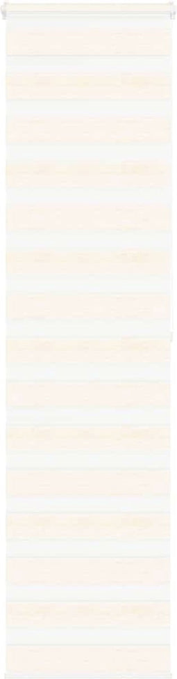 vidaXL - Zebra - rolgordijn - 60x200 - cm - stofbreedte - marmerbeige - 55,9 - cm