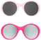 Mokki Click & Change Kinderzonnebril 0-2 Jaar Roze 2 Stuks