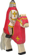 Holztiger Sprookjes En Ridders: Rijdende Ridder Rood (15 Cm)