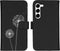 iMoshion Hoesje Geschikt voor Samsung Galaxy S23 Hoesje Met Pasjeshouder - iMoshion Design Softcase Bookcase - Zwart / Dandelion