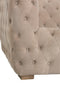 J-Line sofa 3 Zit Knopen Suede - kunststof - beige