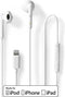 Nedis Bedrade Koptelefoon - Lightning - Kabellengte: 1.20 m - Ingebouwde microfoon - Volumebediening - Wit