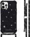 iMoshion Hoesje Geschikt voor iPhone 12 Pro / 12 Hoesje Met Koord - iMoshion Design Hoesje met Koord - Goud / Zwart / Stars Gold