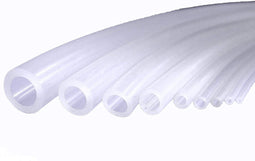 Flexibele siliconen rubberbuis, 6 mm binnendiameter x buitendiameter 8 mm, muurdikte 1 mm, PVC water