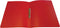 Alpha ringmap, voor ft A4, uit PP, 2 ringen van 16 mm, transparant rood