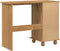 vidaXL - Bureau - 'ASKIM'met - lades - 95x40x75 - cm - massief - vurenhout