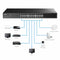 Cudy GS1024 - Switch - 24x RJ45 1Gbps - 48Gbps bandbreedte - 15W stroomverbruik - Hoogte 44mm
