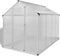 vidaXL - Tuinkas - met - basisframe - 4,6 - m² - versterkt - aluminium