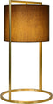 Atmooz - Tafellamp Moyo - E27 - Slaapkamer / Woonkamer - Industrieel - Kleur : Goud Brons - Hoogte 60cm - Metaal