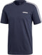 adidas Essentials 3-Stripes - Heren Sportshirt - Maat S - Blauw