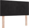 vidaXL - Hoofdbord - Met - Knopen - Gequiltd - Zwart - 100 - cm - Fluweel