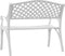 vidaXL - Tuinbank - 102 - cm - gietaluminium - wit