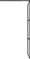 vidaXL - Inloopdouchewand - 90x195 - cm - donker - ESG-glas - zwart