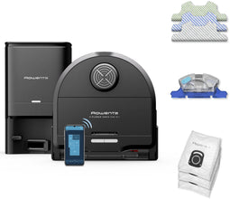 Rowenta X-plorer Serie 240+ RR9695 - Robotstofzuiger - AI 3D-navigatie extra grote animal elektroborstel