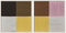 Schilderij Home ESPRIT Geruit Stads 50 x 3 x 50 cm (2 Stuks)