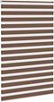 vidaXL - Zebra - rolgordijn - 150x230 - cm - stofbreedte - 145,9cm - polyester - bruin