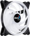 Aerocool AE-CFDUO14 - Ventilator 140mm - RGB LED 1000 rpm - Zwart