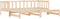 vidaXL - Slaapbank - met - onderschuifbed - 90x190 - cm - massief - grenenhout