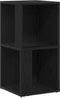 vidaXL - Hoekkast - Zwart - Eiken - 33x33x67 - cm - Bewerkte - Hout